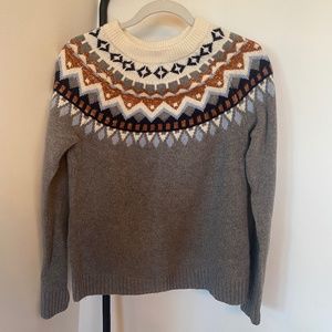 J. Crew Factory Fair Isle Sweater